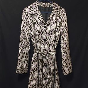 Apt 9  belted trench coat size large. NWOT